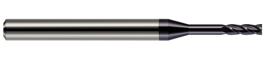 Picture of Harvey Tool 76293-C3 .093 Dia CarbideLNG RCH EM-2 FL, AlTiN End Mill Standard Flute Standard Helix Carbide AlTiN Single End Square Sharp